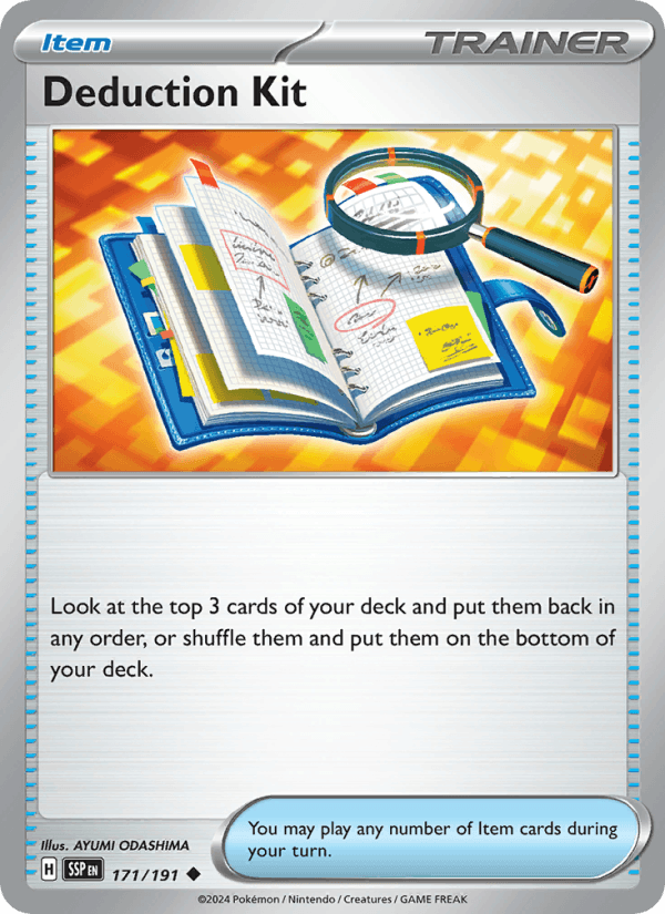 Deduction Kit 171/191 Surging Sparks English Pokémon card