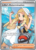 Lillie's Determination 169/132 Mega Evolution English Pokémon card