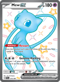 Mew ex 216/91 Paldean Fates English Pokémon card