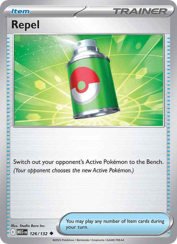 Repel 126/132 Mega Evolution English Pokémon card