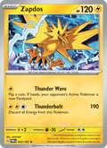 Zapdos 65/167 Twilight Masquerade English Pokémon card