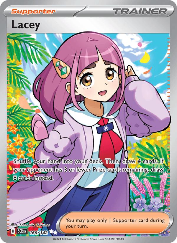 Lacey 166/142 Stellar Crown English Pokémon card