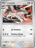 Linoone 168/197 Obsidian Flames English Pokémon card