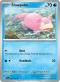 Slowpoke 42/198 Scarlet & Violet English Pokémon card
