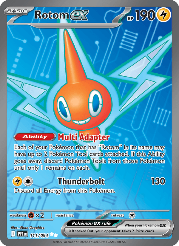 Rotom ex 111/94 Phantasmal Flames English Pokémon card