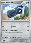 Beldum 113/162 Temporal Forces English Pokémon card