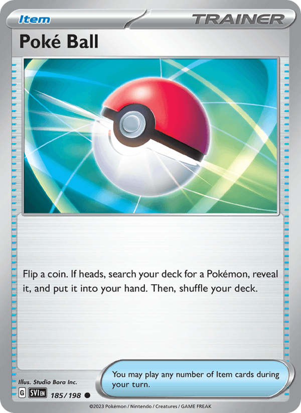 Poké Ball 185/198 Scarlet & Violet English Pokémon card