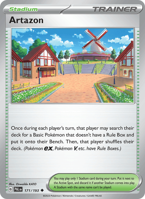 Artazon 171/193 Paldea Evolved English Pokémon card