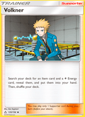 Volkner 135/156 Ultra Prism English Pokémon card