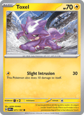 Toxel 71/197 Obsidian Flames English Pokémon card