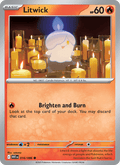 Litwick 16/86 White Flare English Pokémon card