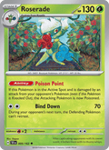 Roserade 9/162 Temporal Forces English Pokémon card