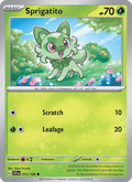 Sprigatito 13/198 Scarlet & Violet English Pokémon card