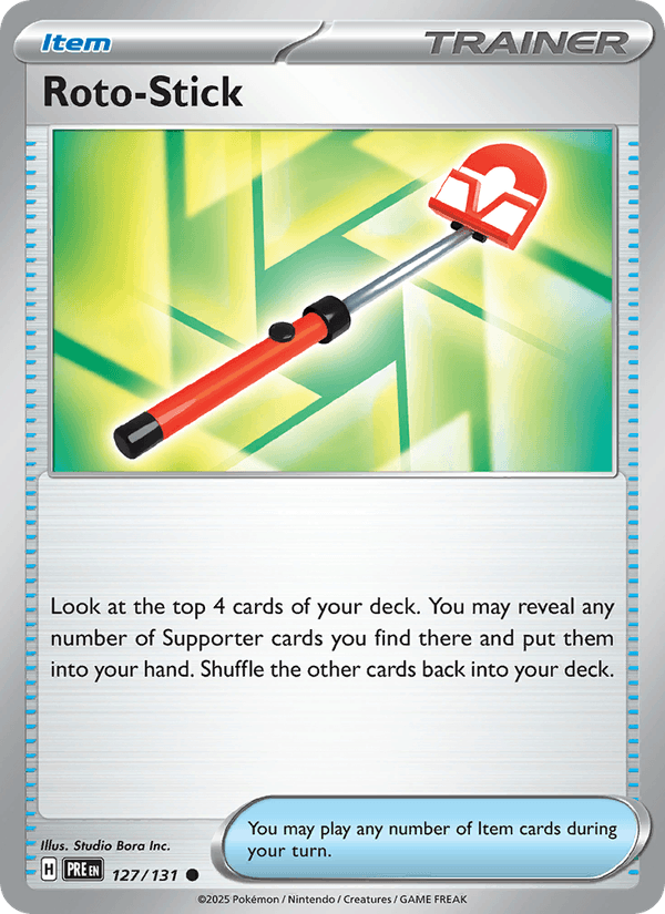 Roto-Stick 127/131 Prismatic Evolutions English Pokémon card