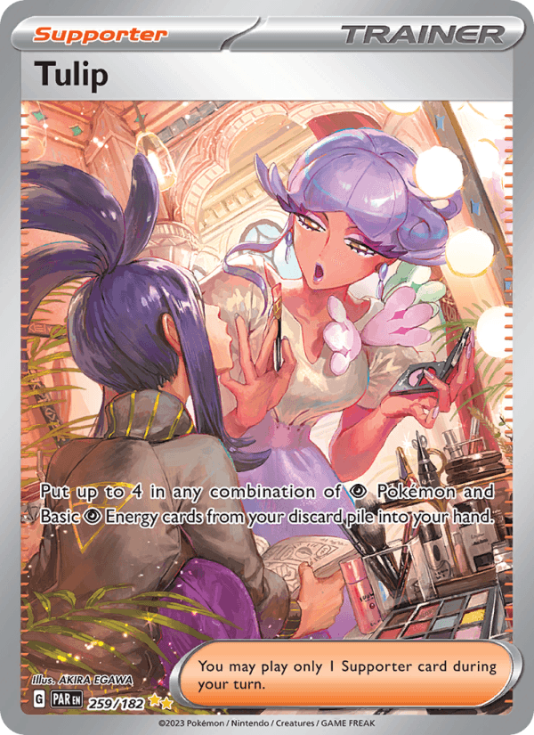 Tulip 259/182 Paradox Rift English Pokémon card