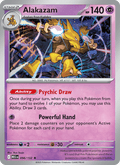 Alakazam 56/132 Mega Evolution English Pokémon card