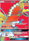Ho-Oh GX 131/147 Burning Shadows English Pokémon card