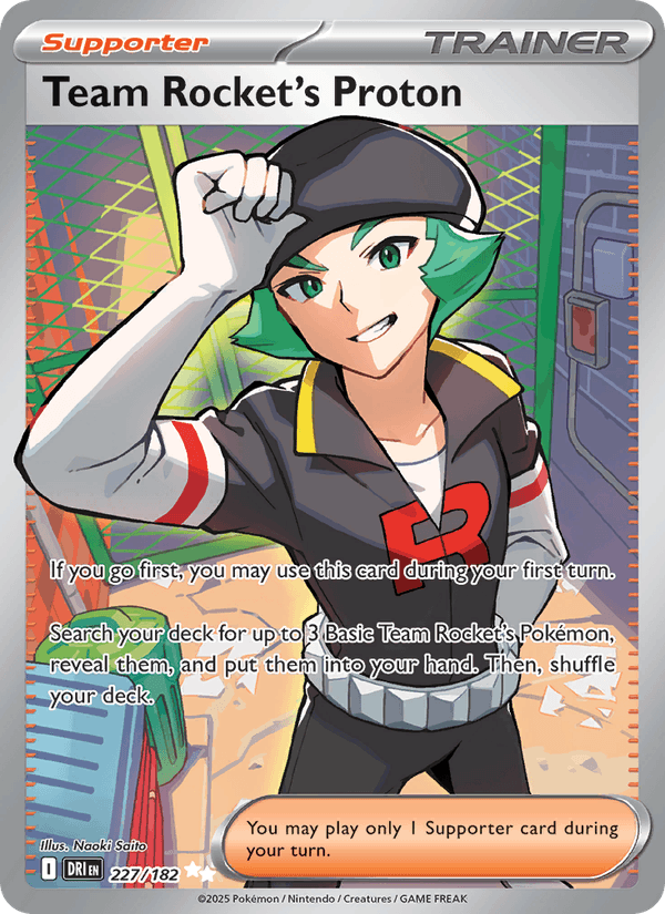 Team Rocket's Proton 227/182 Destined Rivals English Pokémon card