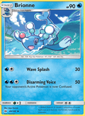Brionne 40/149 Sun & Moon Base Set English Pokémon card