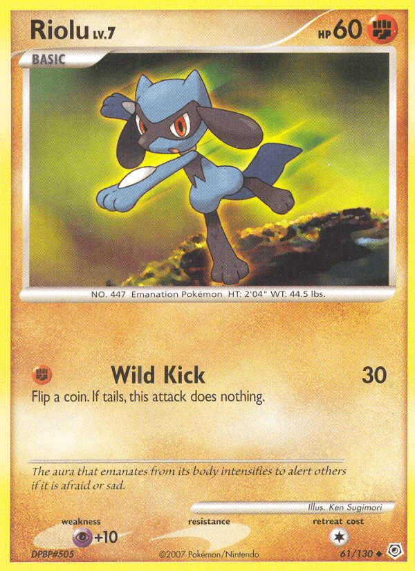 Riolu 61/130 — Diamond & Pearl [EN] — FrostPeak Collectibles