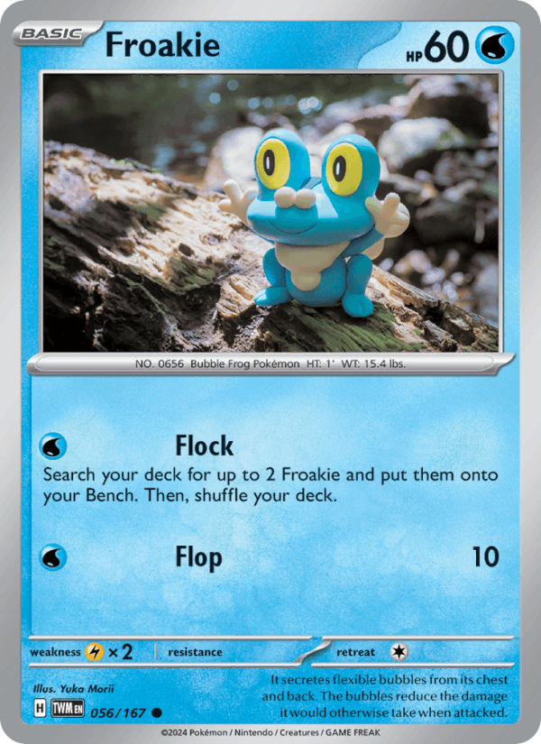 Froakie 56/167 Twilight Masquerade English Pokémon card
