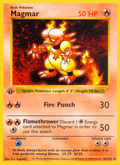 Magmar 36/102 Base Set English Pokémon card