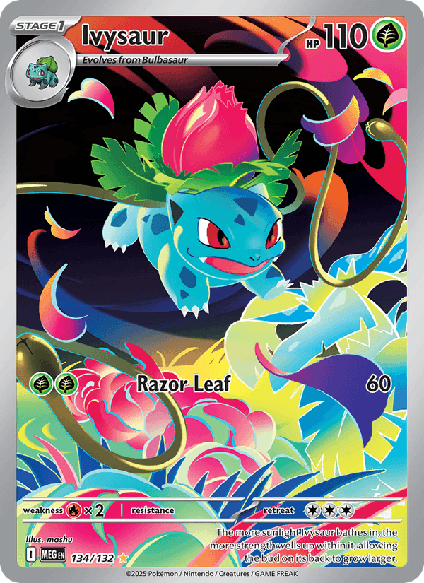 Ivysaur 134/132 Mega Evolution English Pokémon card