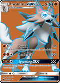 Lycanroc GX 136/147 Burning Shadows English Pokémon card