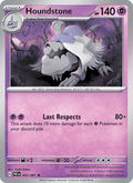Houndstone 43/91 Paldean Fates English Pokémon card