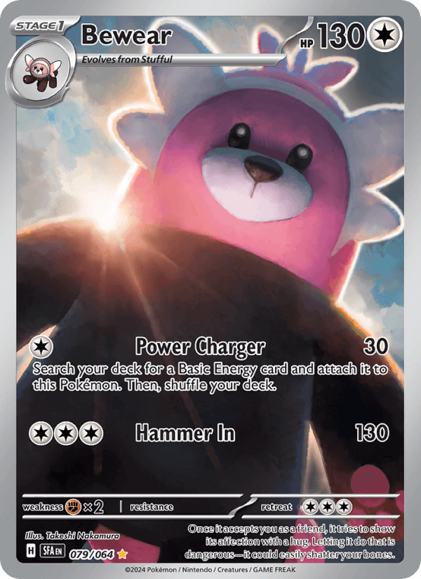 Bewear 79/64 Shrouded Fable English Pokémon card