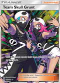 Team Skull Grunt 149/149 Sun & Moon Base Set English Pokémon card