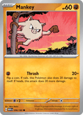 Mankey 56/165 151 English Pokémon card