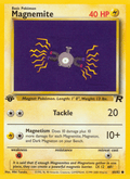 Magnemite 60/82 Team Rocket English Pokémon card