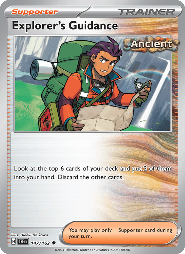 Explorer's Guidance 147/162 Temporal Forces English Pokémon card