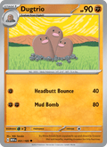 Dugtrio 51/165 151 English Pokémon card