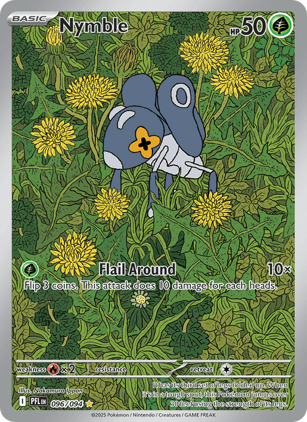 Nymble 96/94 Phantasmal Flames English Pokémon card