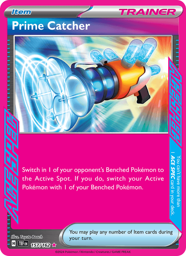 Prime Catcher 157/162 Temporal Forces English Pokémon card