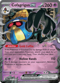 Cofagrigus ex 76/182 Paradox Rift English Pokémon card