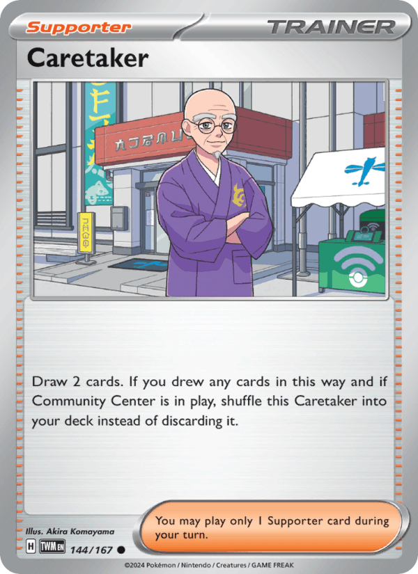Caretaker 144/167 Twilight Masquerade English Pokémon card