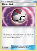 Timer Ball 134/149 Sun & Moon Base Set English Pokémon card