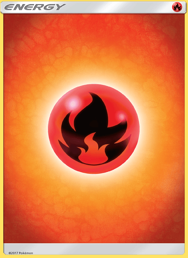 Fire Energy 165/149 Sun & Moon Base Set English Pokémon card