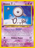 Unown [B] 39 Neo Revelation English Pokemon card