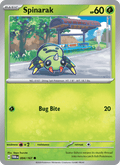 Spinarak 4/167 Twilight Masquerade English Pokémon card