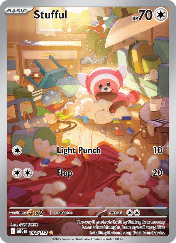 Stufful 154/132 Mega Evolution English Pokémon card