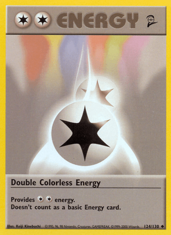 Double Colorless Energy 124/130 Base Set 2 English Pokémon card