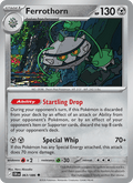 Ferrothorn 63/86 Chaos Rising English Pokémon card