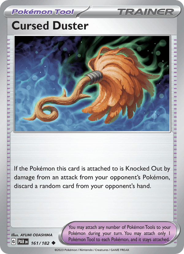 Cursed Duster 161/182 Paradox Rift English Pokémon card