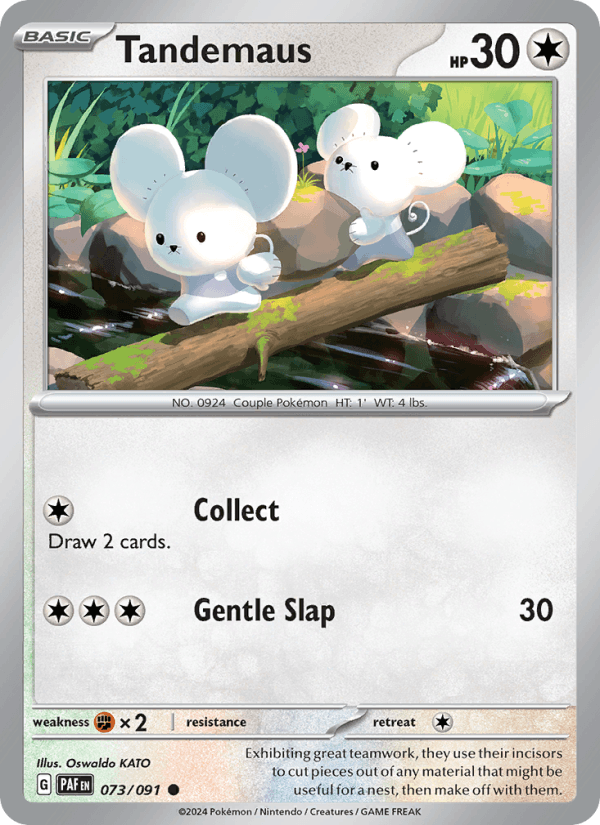 Tandemaus 73/91 Paldean Fates English Pokémon card