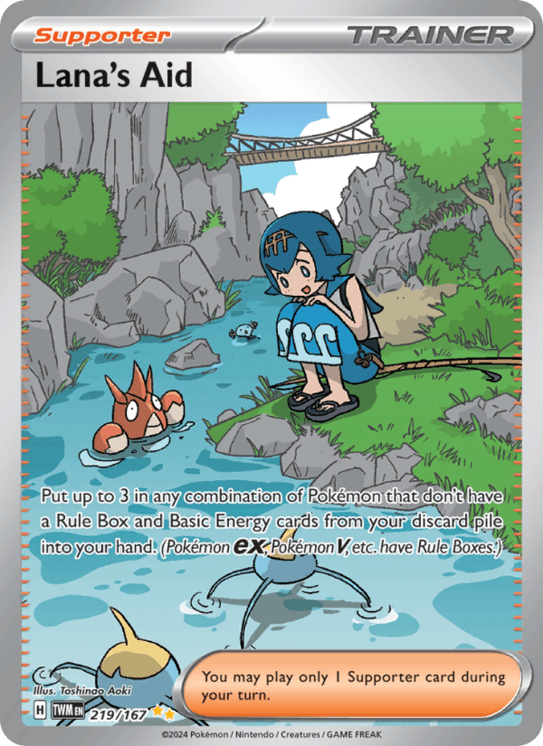 Lana's Aid 219/167 Twilight Masquerade English Pokémon card