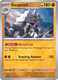 Garganacl 123/193 Paldea Evolved English Pokémon card